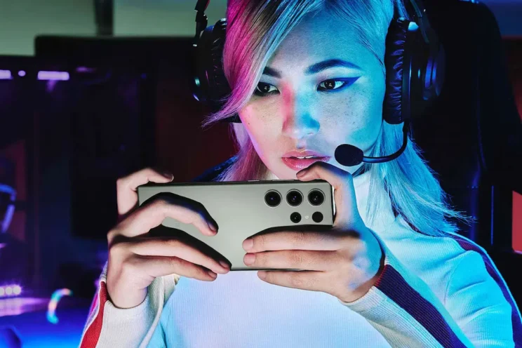 Galaxy smartphone gaming
